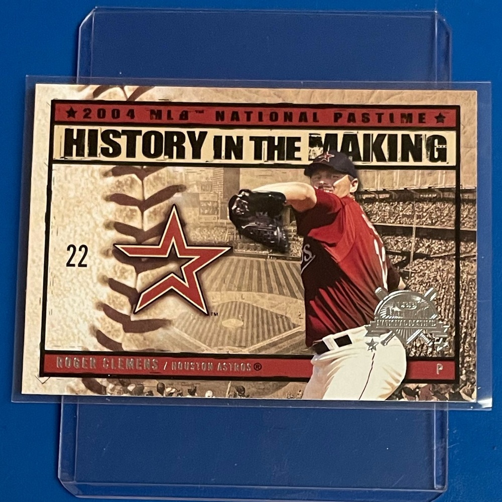 Roger Clemens #13HM 2004 National Pastime History in the Making Baseball Card